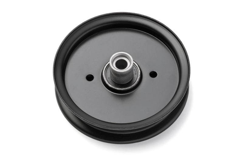 T TERRE Phoenix Mfg. Flat Idler Pulley, 5 Inch Outside Diameter, Replacement for Hustler 604231, Compatible with 52 Inch Raptor Lawn Mower Models - Image 1